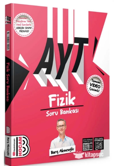 AYT Fizik Tamamı Video Çözümlü Soru Bankası Benim Hocam Yayınları Zeta Fotokopi