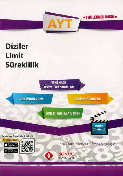 AYT DİZİLER LİMİT SÜREKLİLİK SORU KİTAPÇIĞI Zeta Fotokopi
