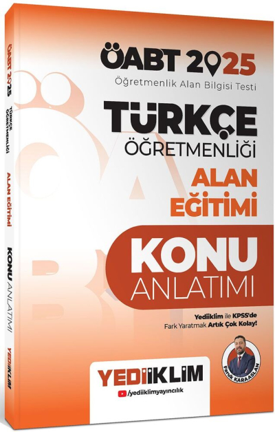 2025 ÖABT Türkçe Öğretmenliği Alan Eğitimi Konu Anlatımı Yediiklim Yayınları Zeta Fotokopi