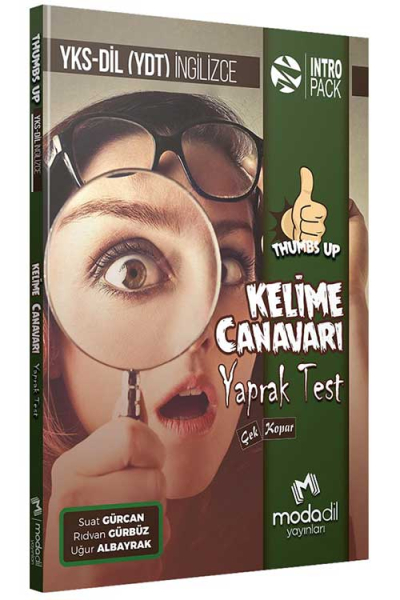 YKS-DİL Thumbs Up Kelime Canavarı Yaprak Test Modadil Yayınları Zeta Fotokopi