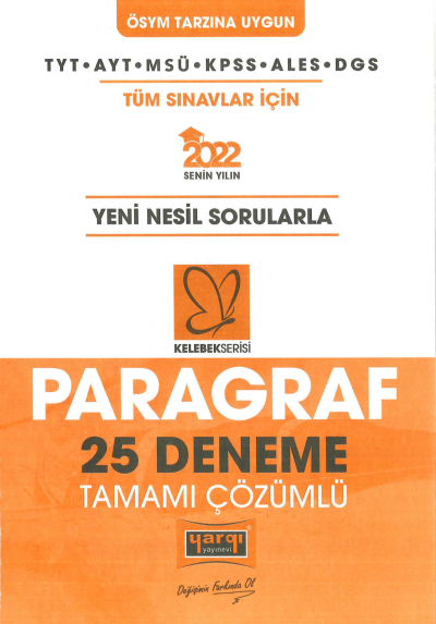 KELEBEK SERİSİ 25 PARAGRAF DENEMESİ Zeta Fotokopi