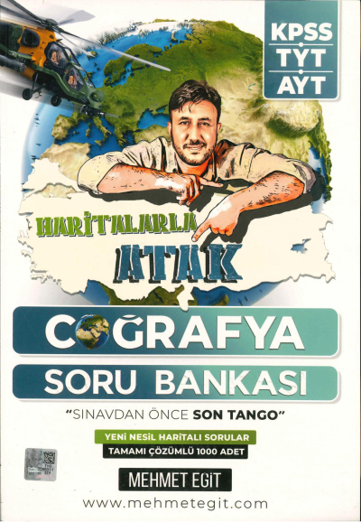 Haritalarla Atak Coğrafya Soru Bankası Zeta Fotokopi