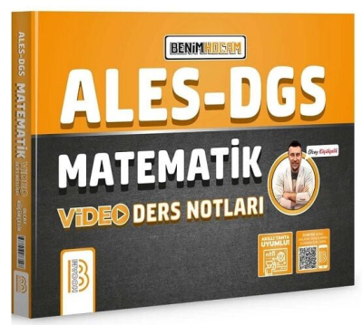 2025 ALES DGS Matematik Video Ders Notları Benim Hocam Yayınları Zeta Fotokopi