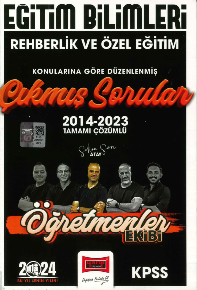 REHBERLİK VE ÖZEL EĞİTİM 2014-2023 TAMAMI ÇÖZÜMLÜ ÇIKMIŞ SORULAR (ÖĞRETMENLER EKİBİ)