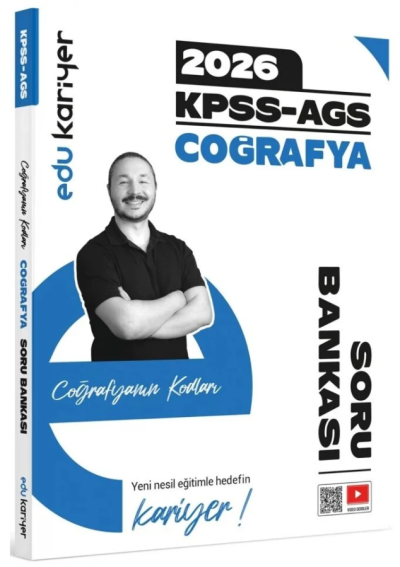 Coğrafyanın Kodları 2026 KPSS-AGS Coğrafya Video Çözümlü Soru Bankası Edu Kariyer Zeta Fotokopi