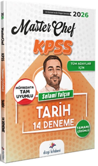 2026 Tüm Adaylar İçin MasterChef Kpss Tarih Tamamı Çözümlü 14 Deneme Dizgi Kitap Zeta Fotokopi