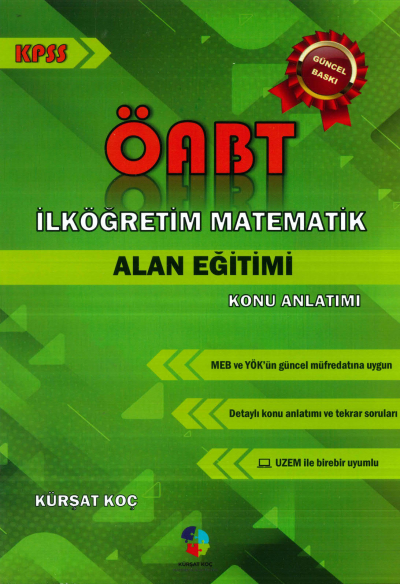 ÖABT İlköğretim Matematik Alan Eğitimi Konu Anlatımı Zeta Fotokopi