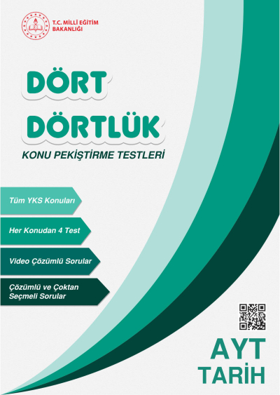 Dört Dörtlük Konu Pekiştirme Testleri AYT Tarih Zeta Fotokopi