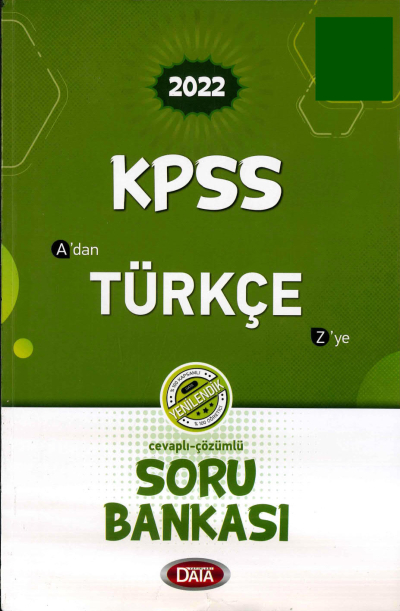 A'DAN Z'YE TÜRKÇE ÇÖZÜMLÜ SORU BANKASI Zeta Fotokopi