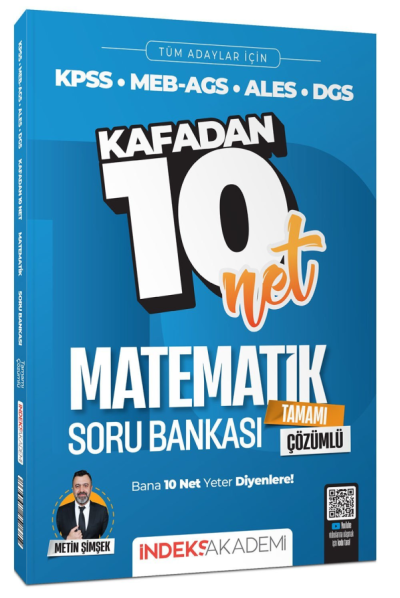 Matematik Kafadan 10 Net Soru Bankası Çözümlü İndeks Akademi Zeta Fotokopi