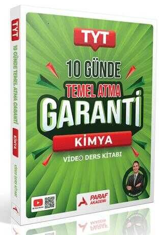 TYT Kimya 10 Günde Temel Atma Garanti Video Ders Kitabı Paraf Akademi Yayınları Zeta Fotokopi