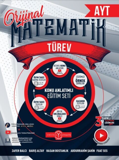 AYT Matematik Türev Konu Anlatımlı Orijinal Yayınları