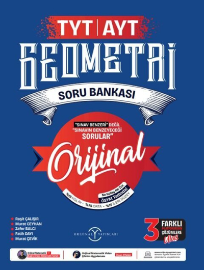 TYT AYT Geometri Soru Bankası Orijinal Yayınları Zeta Fotokopi