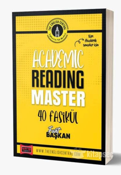 YDS Tüm Akademik İngilizce Sınavları İçin Academic Reading Master 40 Fasikül Zeta Fotokopi