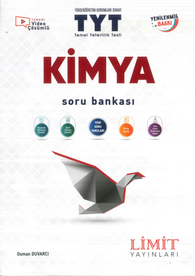 TYT Kimya Soru Bankası Limit Yayınları Zeta Fotokopi