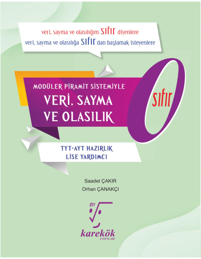 TYT AYT Veri, Sayma ve Olasılık Sıfır 0 Konu Anlatımı Karekök Yayınları Zeta Fotokopi