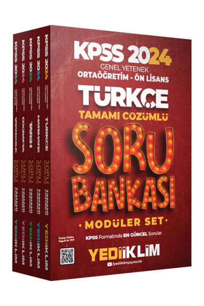 Ortaöğretim-Önlisans Türkçe Tamamı Çözümlü Soru Bankası Modüler Set Zeta Fotokopi