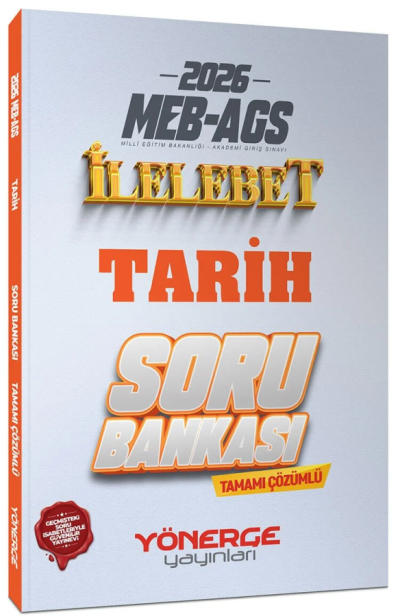 2026 MEB-AGS Tarih İlelebet Soru Bankası Çözümlü Yönerge Yayınları Zeta Fotokopi