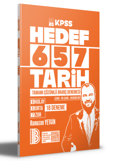 2026 KPSS Tarih 18 Deneme Benim Hocam Yayınları Zeta Fotokopi
