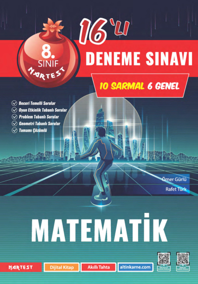 8. Sınıf Matematik Mod 16 Deneme Nartest Yayınları Zeta Fotokopi