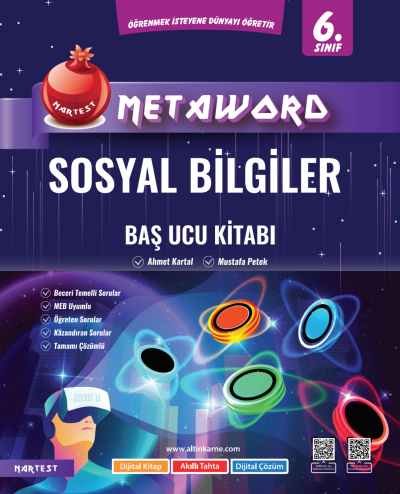 6. Sınıf Metaword Sosyal Bilgiler Nartest Yayınları Zeta Fotokopi