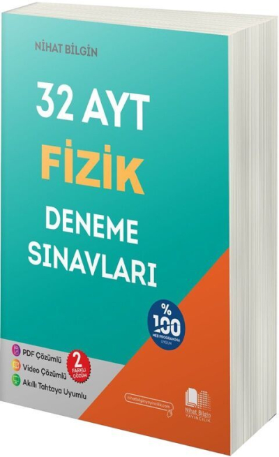 AYT Fizik 32 Deneme Sınavları Nihat Bilgin Yayınları Zeta Fotokopi