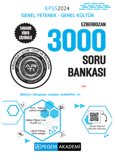 EZBERBOZAN 3000 SORU BANKASI TAMAMI VİDEO ÇÖZÜMLÜ TÜM DERSLER Zeta Fotokopi