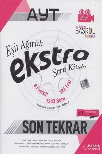 AYT Eşit Ağırlık Ekstra Son Tekrar Soru Kitabı Zeta Fotokopi