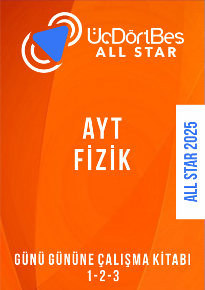ALL STAR AYT FİZİK Günü Gününe Çalışma Kitabı (1-2-3 Hepsi Bir Arada) Zeta Fotokopi