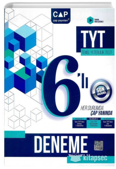 TYT 6 lı Deneme Video Çözümlü Zeta Fotokopi