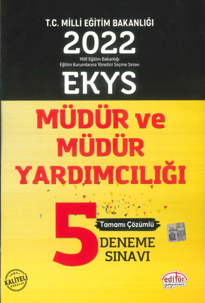 MÜDÜR VE MÜDÜR YARDIMCILIĞI 5 DENEME SINAVI TAMAMI ÇÖZÜMLÜ Zeta Fotokopi