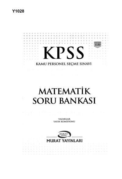 KPSS MATEMATİK SORU BANKASI ÇÖZÜMLÜ Zeta Fotokopi