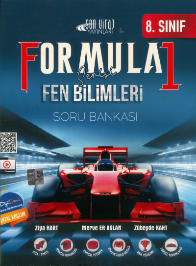 8. Sınıf LGS Fen Bilimleri Formula 1 Soru Bankası Son Viraj Yayınları