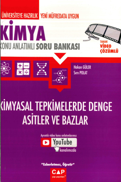 KİMYASAL TEPKİMELERDE DENGE ASİTLER VE BAZLAR KONU ANLATIMLI SORU BANKASI Zeta Fotokopi