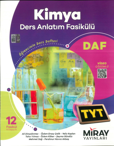 TYT Kimya Ders Anlatım Fasikülleri Miray Yayınları Zeta Fotokopi