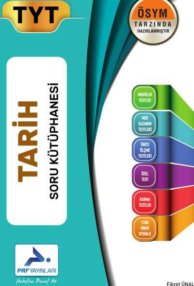 TYT Tarih Ösym Tarzında Hazırlanmış Soru Kütüphanesi Prf Paraf Yayınları Zeta Fotokopi