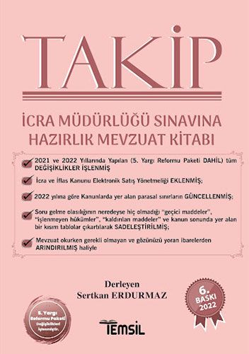 TAKİP İCRA MÜDÜRLÜĞÜ SINAVINA HAZIRLIK MEVZUAT KİTABI Zeta Fotokopi
