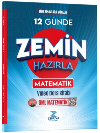 SML Matematik 12 Günde Zemin Hazırla Matematik Video Ders Kitabı Zeduva Yayınları Zeta Fotokopi