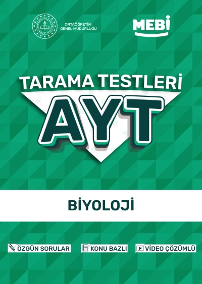 AYT Tarama Testleri Biyoloji MEBİ OGM Zeta Fotokopi