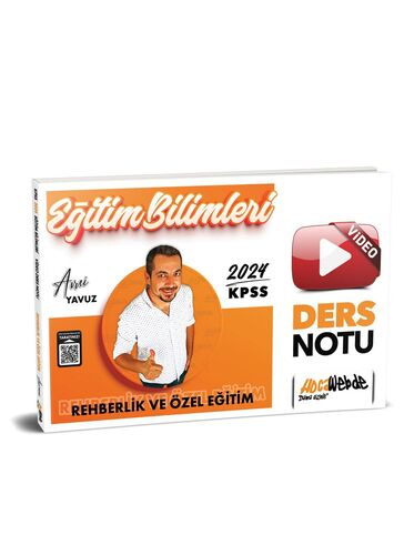 2024 KPSS Eğitim Bilimleri Rehberlik ve Özel Eğitim Video Ders Notları