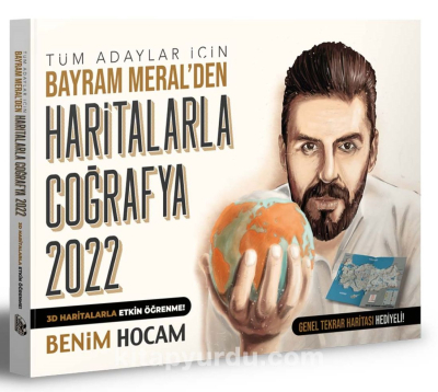 2022 Tüm Adaylar İçin Haritalarla Coğrafya BAYRAM MERAL Zeta Fotokopi