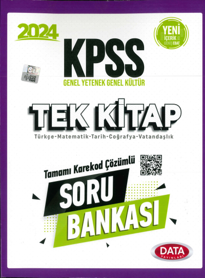 KPSS TEK KİTAP TAMAMI KAREKOD ÇÖZÜMLÜ SORU BANKASI Zeta Fotokopi