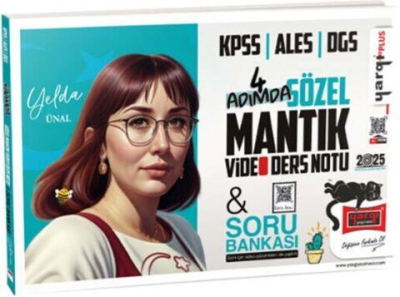 2025 KPSS ALES DGS 4 Adımda Sözel Mantık Video Ders Notu & Soru Bankası (Yelda Ünal) Yargı Yayınları Zeta Fotokopi