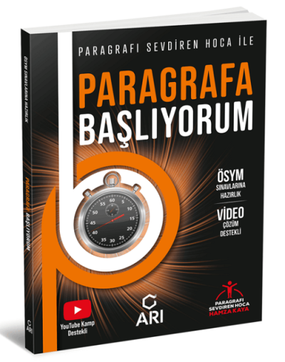 Paragrafa Başlıyorum (ÖSYM Sınavlarına Hazırlık) Arı Yayıncılık Zeta Fotokopi