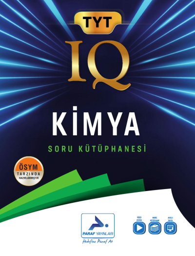 TYT Kimya IQ Soru Kütüphanesi PRF Paraf Yayınları Zeta Fotokopi