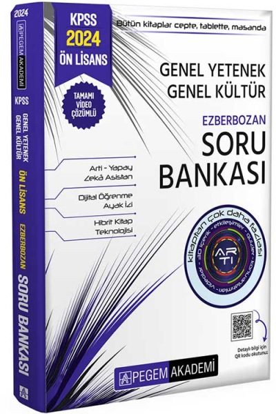 2024 KPSS Genel Yetenek Genel Kültür Ön Lisans Ezberbozan Soru Bankası