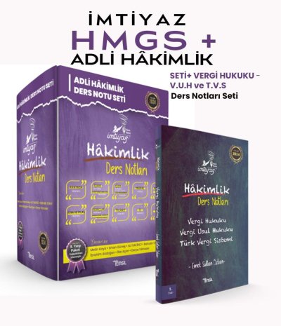 İMTİYAZ HMGS + Adli Hâkimlik Ders Notları Özel Set Zeta Fotokopi