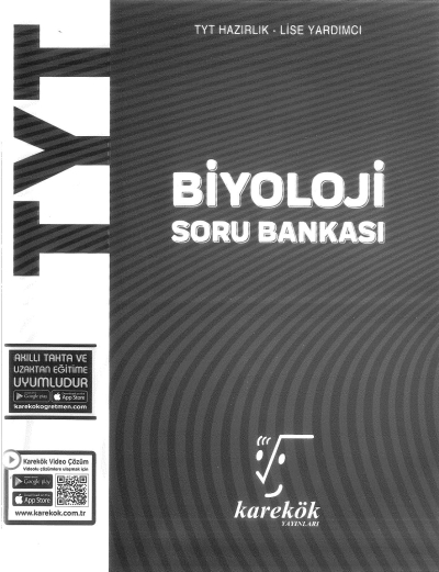 TYT BİYOLOJİ SORU BANKASI Zeta Fotokopi
