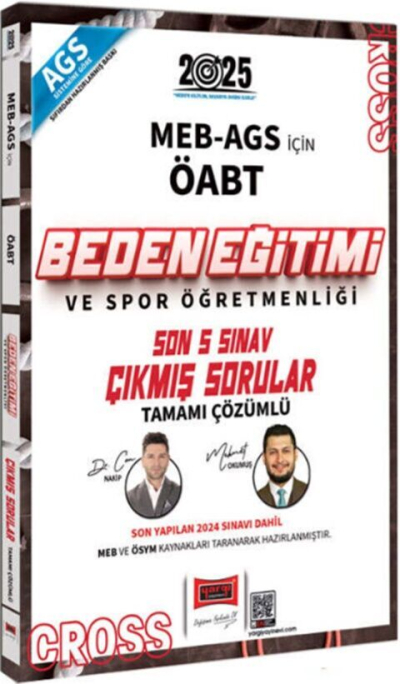 2025 ÖABT MEB-AGS Beden Eğitimi Öğretmenliği CROSS Çıkmış Sorular Son 5 Sınav Çözümlü Yargı Yayınları Zeta Fotokopi