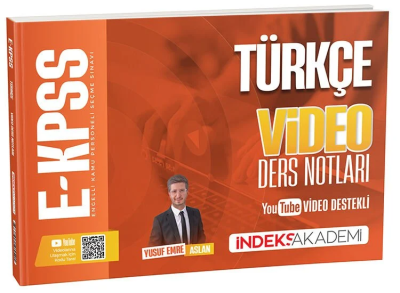 2026 EKPSS Türkçe Video Ders Notları Yusuf Emre Aslan İndeks Akademi Yayıncılık Zeta Fotokopi